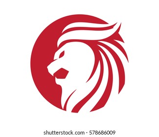 Lion Head Logo Template