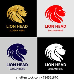 Lion Head Logo Template