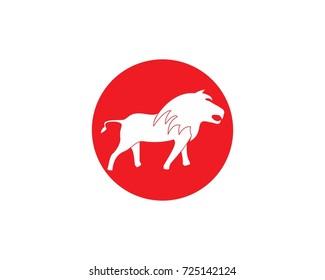 Lion Head Logo Template
