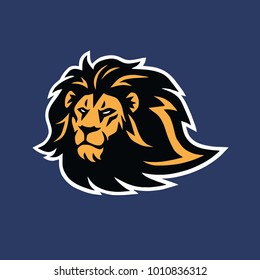 Lion Head Logo Template Design