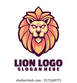 Lion Head Logo Template Designs Vector