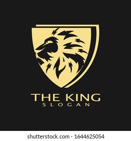 icono del vector de la cabeza del león