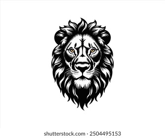 Lion head logo template vector icon