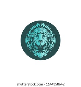 Lion head logo templates