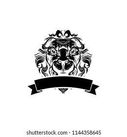 Lion head logo templates