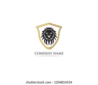 Lion head logo vector