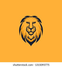 Lion Head Logo - Vector 