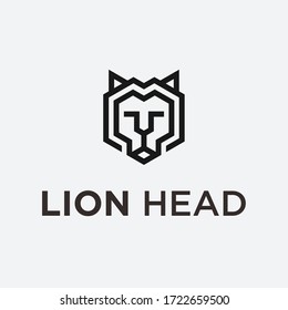 lion head logo / lion vector