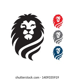 Lion head logo vector concept illustration  
The Pride and Power sign symbol