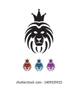 Lion head logo vector concept illustration  
The Pride and Power sign symbol