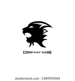 Lion head logo vector, creative graphic illustration design
