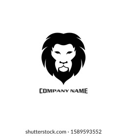 Lion head logo vector, creative graphic illustration design