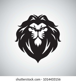 Lion Head Logo Vector Design Icon