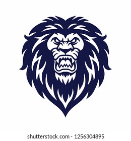 Lion Head Logo Vector Design Template Icon