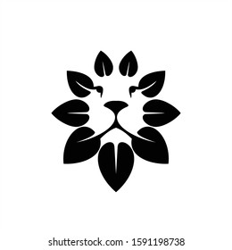 Lion Head Logo Vector Design Template logo design