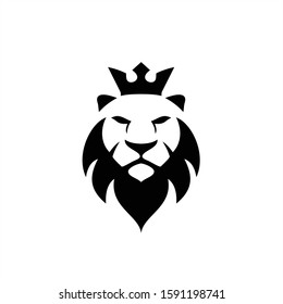 Lion Head Logo Vector Design Template logo design
