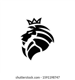 Lion Head Logo Vector Design Template logo design