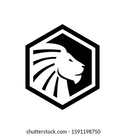 Lion Head Logo Vector Design Template logo design