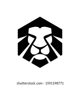 Lion Head Logo Vector Design Template logo design