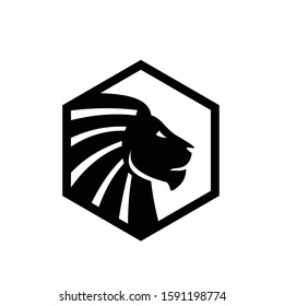 Lion Head Logo Vector Design Template logo design