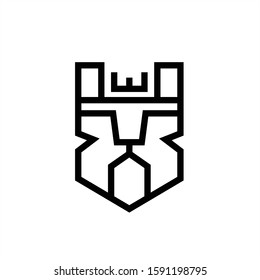 Lion Head Logo Vector Design Template logo design