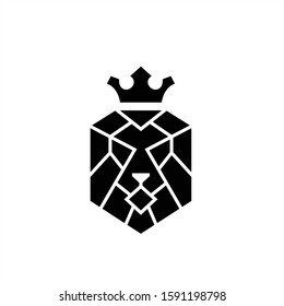 Lion Head Logo Vector Design Template logo design