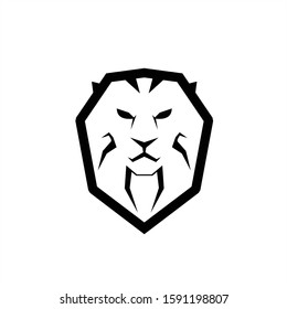 Lion Head Logo Vector Design Template logo design