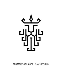 Lion Head Logo Vector Design Template logo design