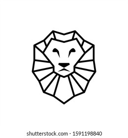 Lion Head Logo Vector Design Template logo design