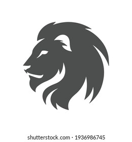 Lion Head Logo Vector Design Template