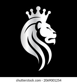 Lion Head Logo Vector Design Template