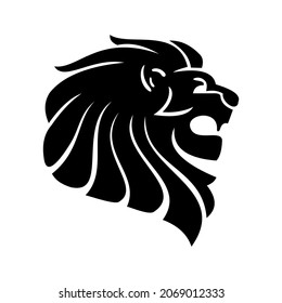 Lion Head Logo Vector Design Template