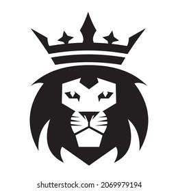 Lion Head Logo Vector Design Template