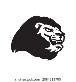 Lion Head Logo Vector Design Template