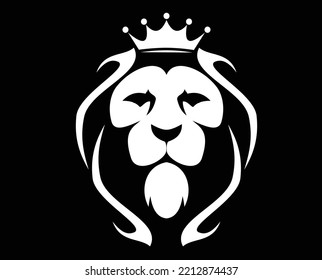 lion head logo vector. lion head logo emblem