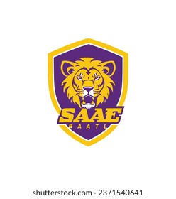Lion head logo vector for gaming and logos