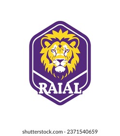 Lion head logo vector for gaming and logos