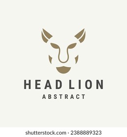 Lion Head Logo vector icon