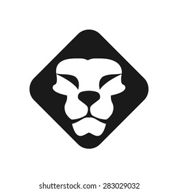 lion head logo vector. lion icon app. lion application template symbol. lion logo for your company. pride honor security symbol.