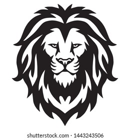 Lion Head Logo Vector Template Illustration Design Mascot