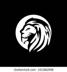 Lion Head Logo Vector Template Concept 