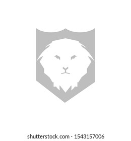 Lion Head Logo Vector Template Illustration Design