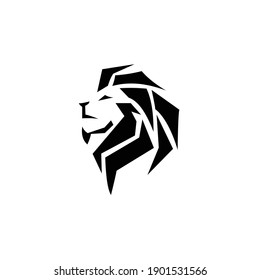 Lion Head Logo Vector Template Illustration Design