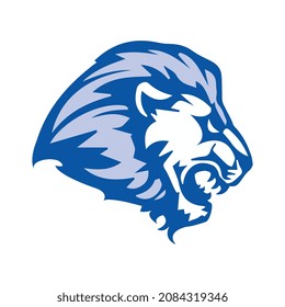 Lion Head Logo Vector Template Illustration Design