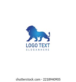 Lion Head Logo Vector Template Illustration Design