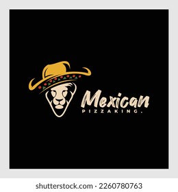 Lion Head Logo Vector Template Illustration Design