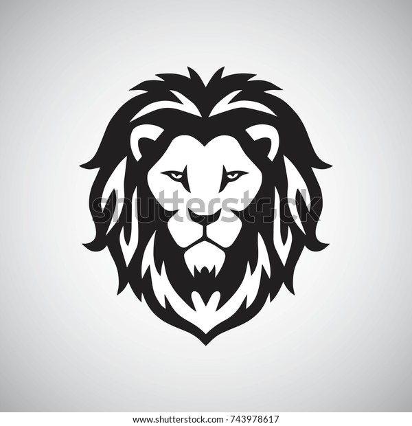 ライオンの頭のロゴベクター画像テンプレートイラストデザイン のベクター画像素材 ロイヤリティフリー