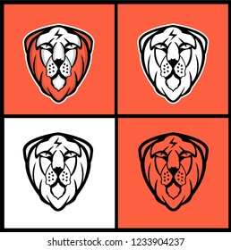 LION HEAD MASCOT 