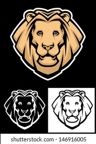 lion head mascot