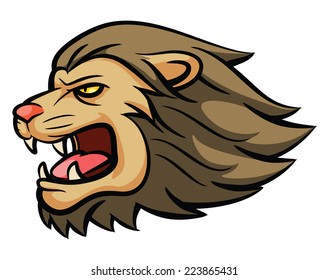 Lion Head Mascot